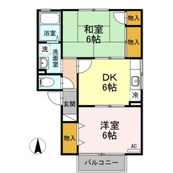 シャルム石手の物件間取画像